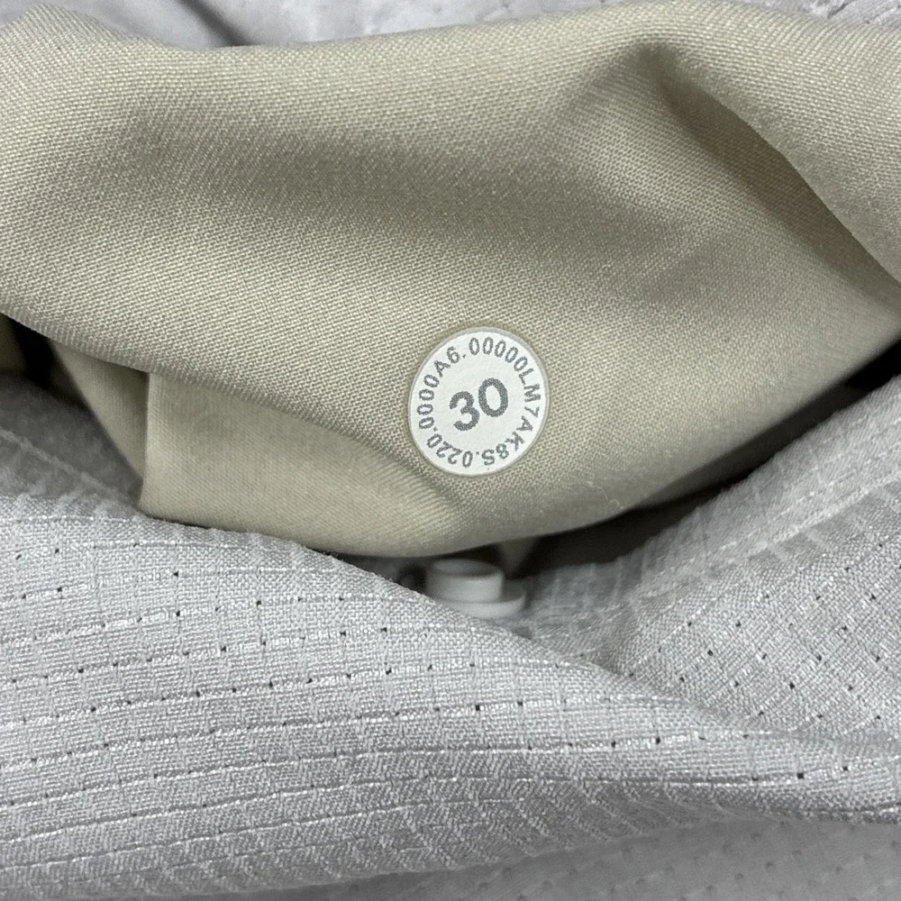 Lululemon Commission Shorts Men's 30 Gray Ripstop Stretch Chino LM7AK8